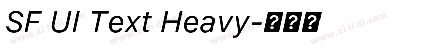 SF UI Text Heavy字体转换 SF UI Text Heavy字体转换